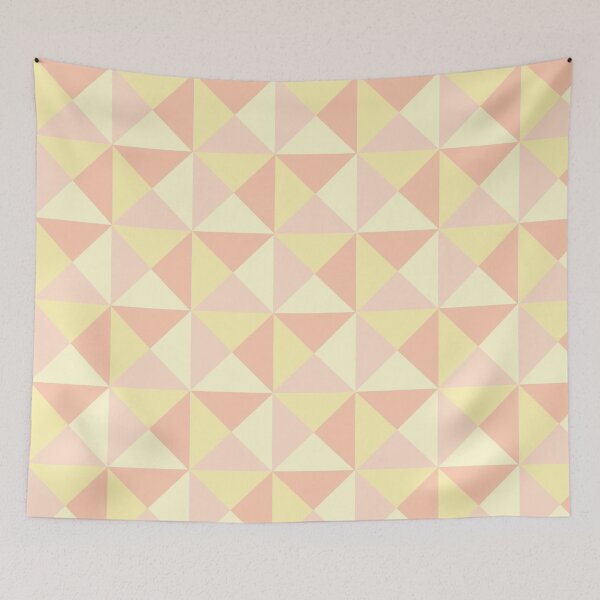 Artikelvorschau, Pfirsich-Gelb-Orange-Rosa-geometrisches Dreieck-Muster entworfen und verkauft von dreamingmind.