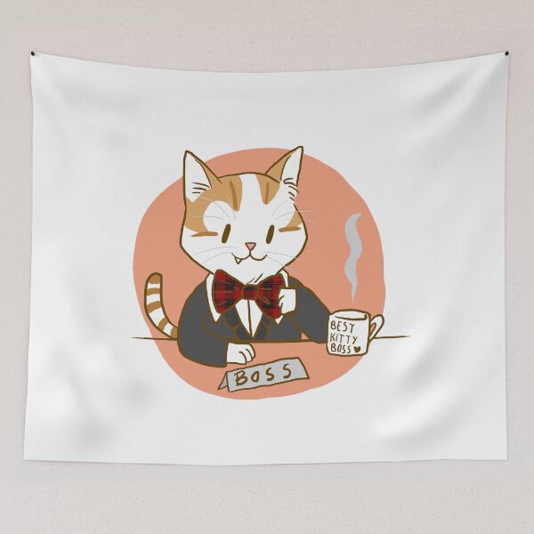Item preview, Kitty Boss [Redbubble Art Party] designed and sold by tirmedesign.
