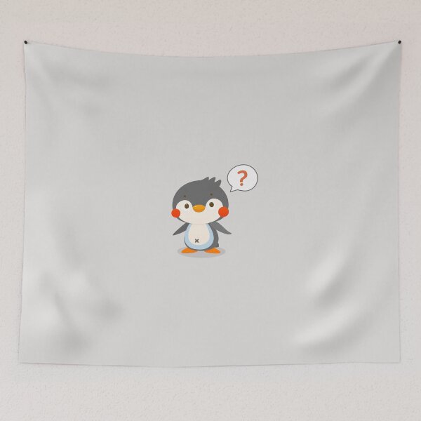 Item preview, Questionmark and penguin - DozerFever  designed and sold by EnjoyRiot.