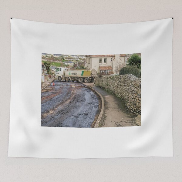 Item preview, Road repairs. Lyme Regis. Dorset UK designed and sold by lynn carter.