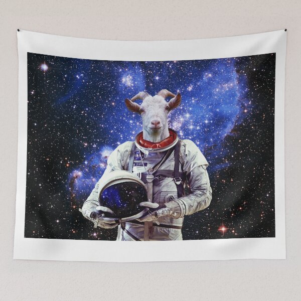 Item preview, Goat Astronaut In Space designed and sold by The Doggo Shop.