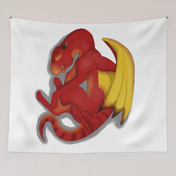 Item preview, Sleeping Dragon (Red) designed and sold by PurpleBallSTU.