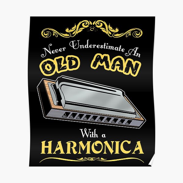 Blues Harmonica Posters Redbubble