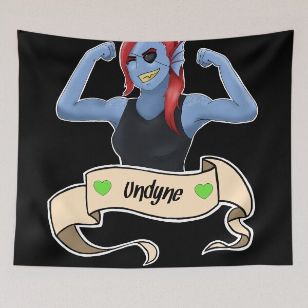 Aperçu de l'œuvre Undyne créée et vendue par NEW ACCOUNT @CLAKEARTS.