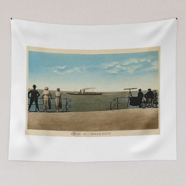 Item preview, Vintage 1910 The Mailboat from the promenade, Ostend-Dover designed and sold by aapshop.
