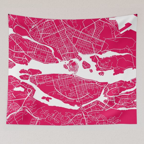 Item preview, Stockholm map raspberry designed and sold by mapsart.