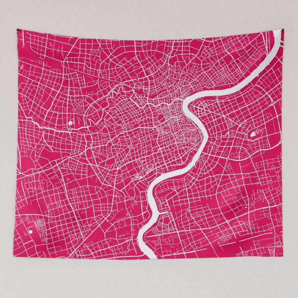 Item preview, Shanghai map raspberry designed and sold by mapsart.