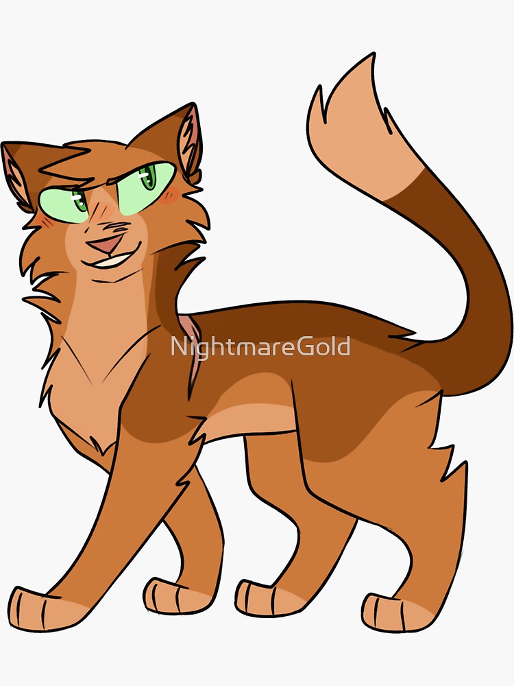 Warrior Cats Firestar Sticker by Golden Mane 