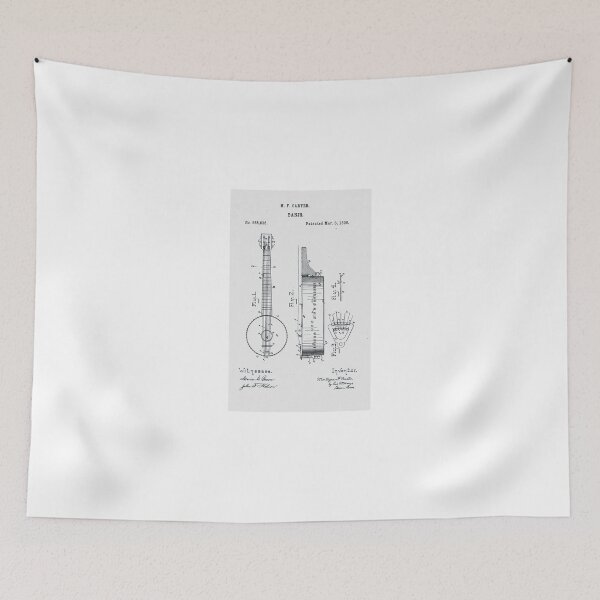 Item preview, Vintage Banjo Patent 1896 designed and sold by DesignsOnLondon ..