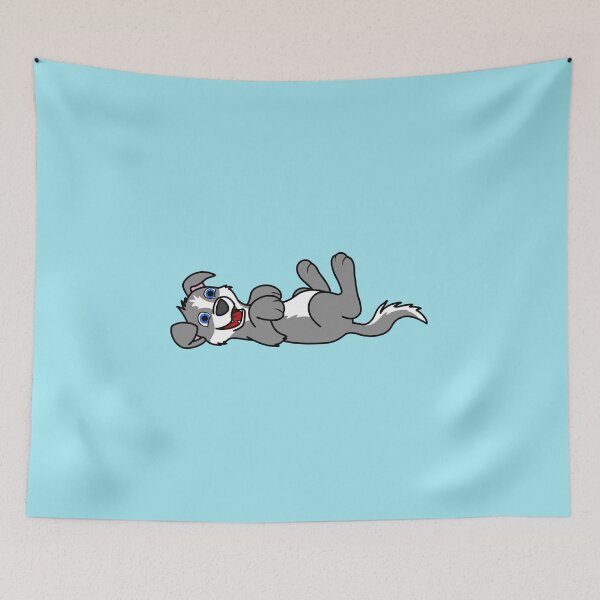 Item preview, Gray Dog with Blaze - Roll Over designed and sold by Grifynne.