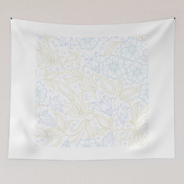 Item preview, floral pattern in doodle style designed and sold by Doodle-Shmoodle.