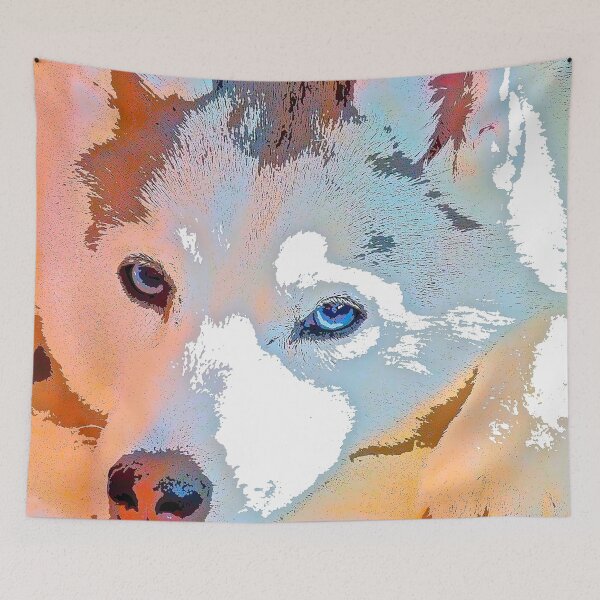 Item preview, Husky in Watercolors - Private Collection designed and sold by May Finch.