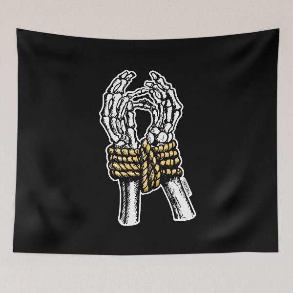 Item preview, Bound & Golden Skeleton Hands designed and sold by zombieCraig.
