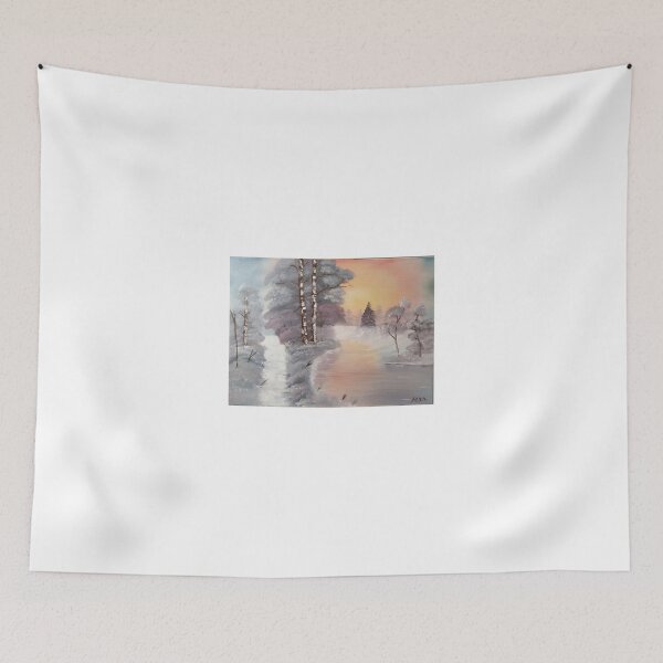 Item preview, Sunset-Oil on canvas-18”H by 24”W designed and sold by ArtbyAnnushka.