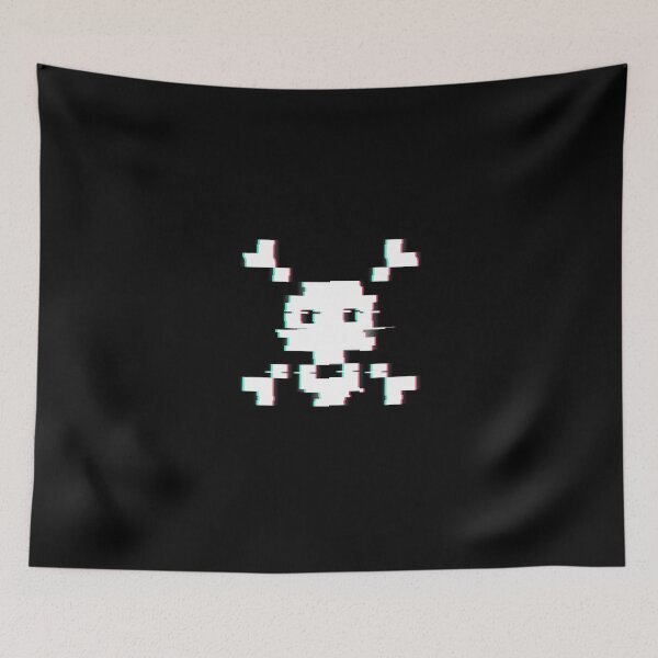 Item preview, Pixel Skull Distort designed and sold by Kanyon Schumacher.