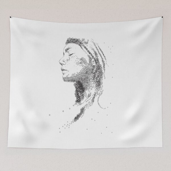 Item preview, Typography woman portrait designed and sold by nanaminhae.