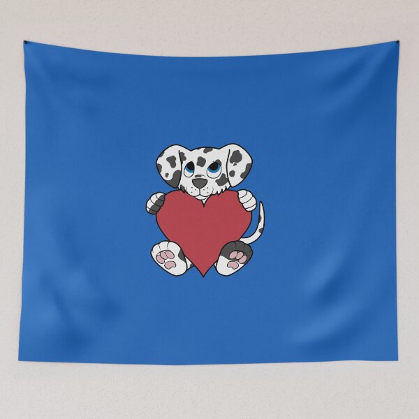 Item preview, Valentine's Day Dalmatian Puppy with Red Heart designed and sold by Grifynne.