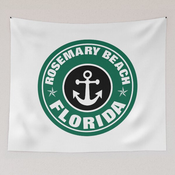 Item preview, ROSEMARY BEACH, FLORIDA NAUTICAL ANCHOR ART designed and sold by DESTINATIONS DECAL.