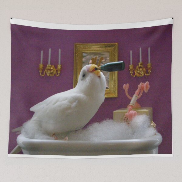 Item preview, Funny Cockatoo Alcoholic Bird designed and sold by commolover.