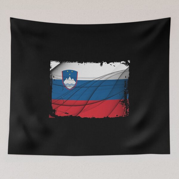 Item preview, Slovenija Flag designed and sold by cidolopez.