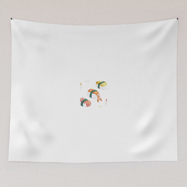 Item preview, Sushi for Lunch (tiled) designed and sold by Smoll Nib.