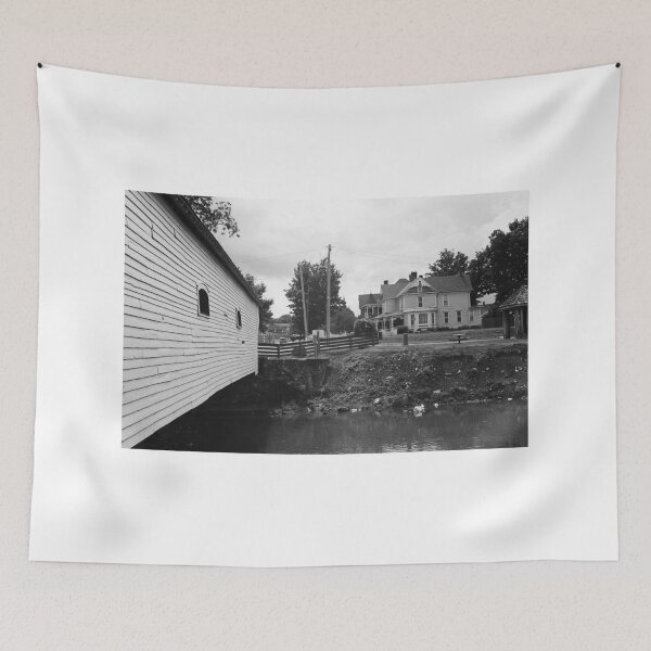 Item preview, Elizabethton, TN, Covered Bridge and Mansion designed and sold by Frank Romeo.