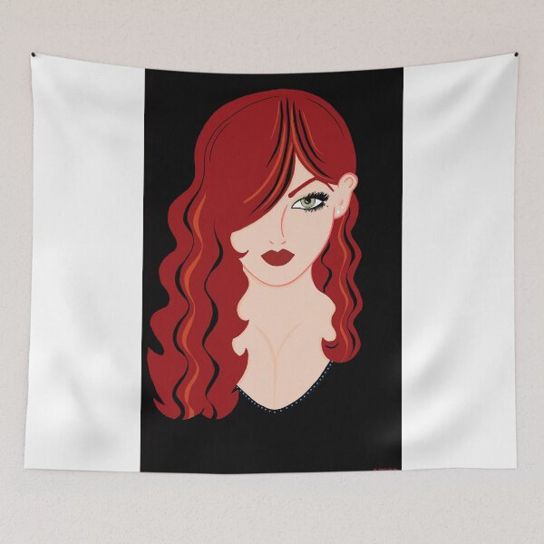Item preview, Red Haired Woman designed and sold by BunnyThePainter.