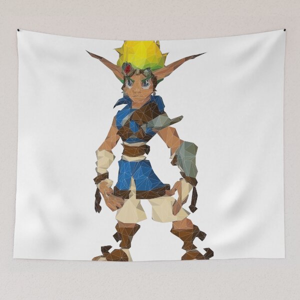 Item preview, Jak Low poly White lines version  designed and sold by TheRedPencil.
