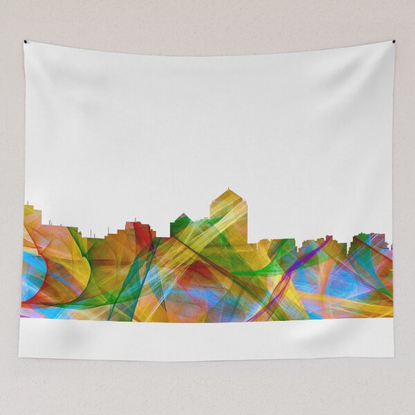 Item preview, Albuquerque Skyline - Vibrance designed and sold by Marlene Watson-Hall.