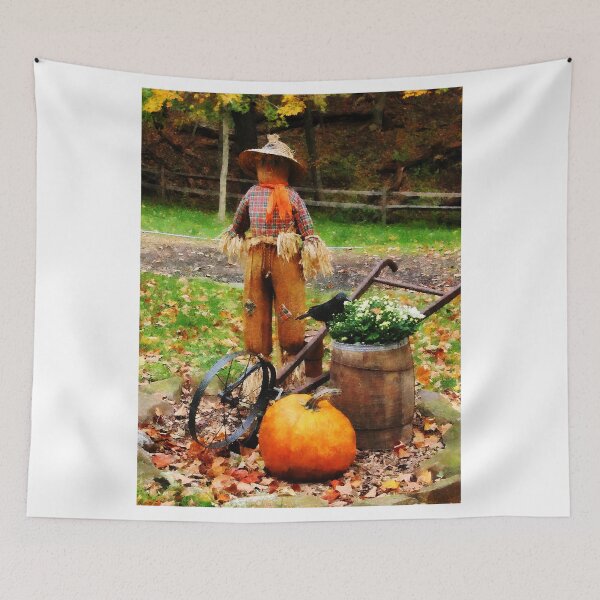 Item preview, Scarecrow and Pumpkin designed and sold by Susan Savad.
