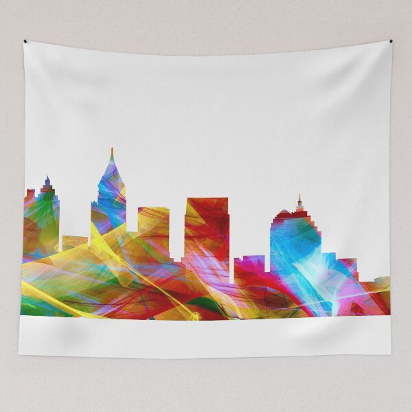 Item preview, Atlanta, Georgia Skyline - Vibrance designed and sold by Marlene Watson-Hall.