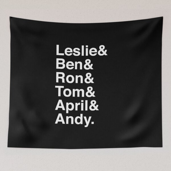 Item preview, Leslie & Ben & Ron & Tom & April & Andy. (Parks & Rec) (Inverse) designed and sold by Kitmagic.