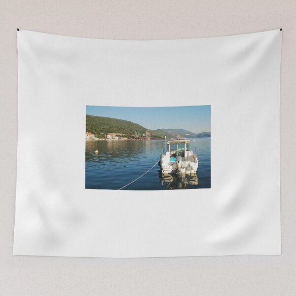 Item preview, Boat in Bakar Harbour designed and sold by jojobob.
