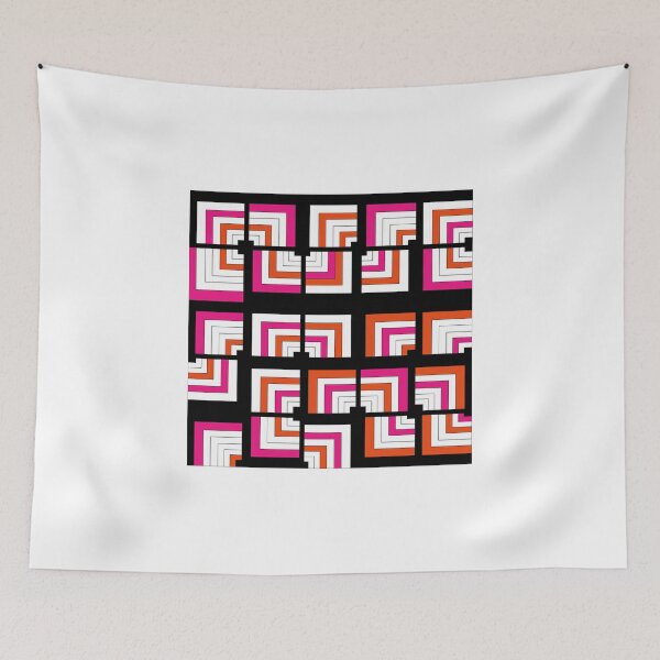 Item preview, Funky Bright Bold Geometric Pattern designed and sold by Artification.
