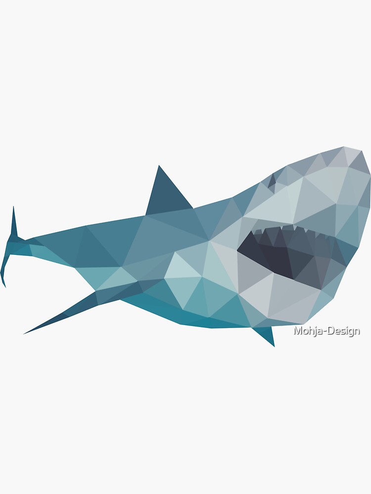 Haiflosse Hai Meer Haifisch Flosse Ozean Shark' Sticker