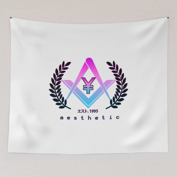 Item preview, Vaporwave Aesthetic Japanese Yen Freemason Illuminati designed and sold by Kevin Hu.