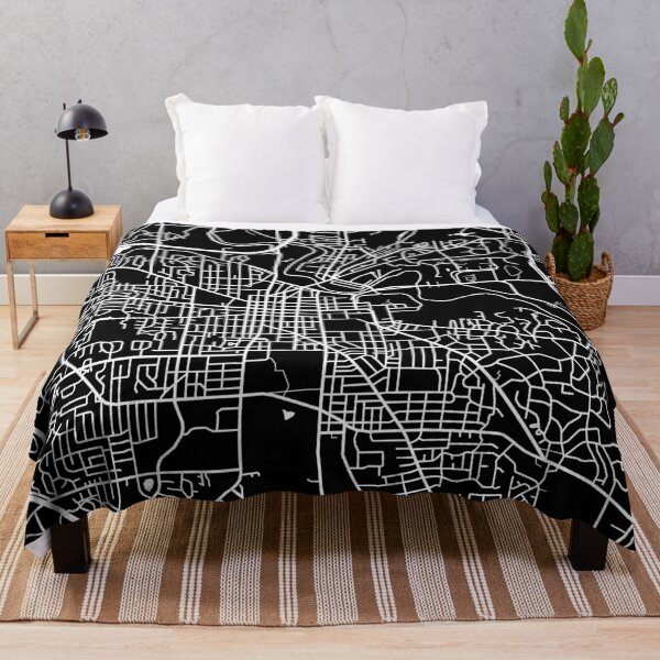 Item preview, Mapa de Ann Arbor en negro designed and sold by CartoCreative.