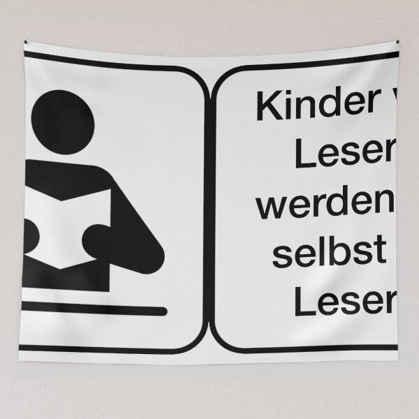 Artikelvorschau, Warnung Deutsch Lesen Kinder entworfen und verkauft von Netsrotj.