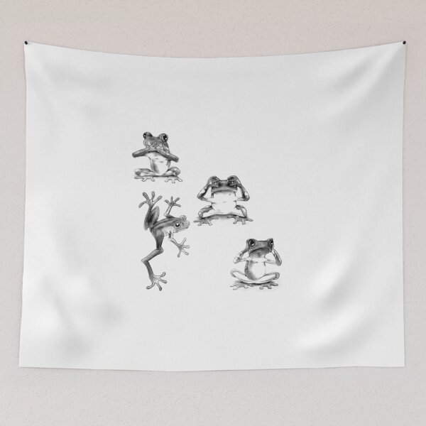 Item preview, Fun Frogs See no evil, Speak no evil, Hear no evil designed and sold by Sweeettfriday.