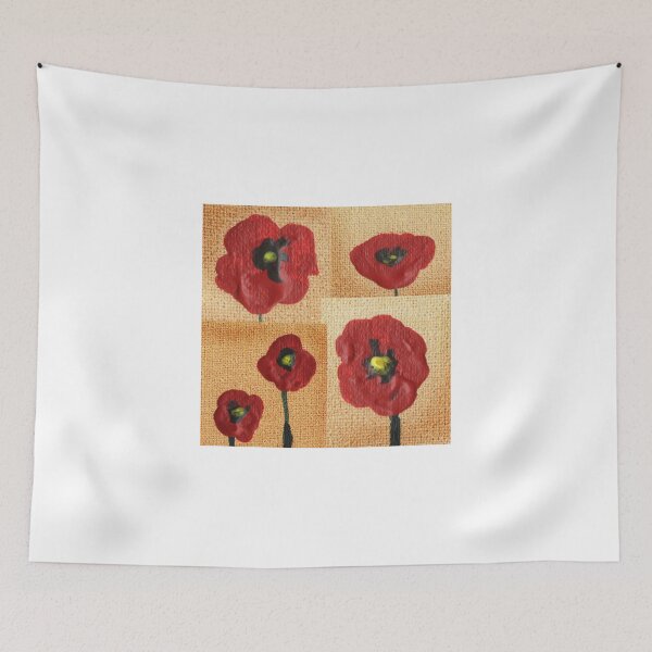 Item preview, Collage With Red Poppies designed and sold by Irina Sztukowski.