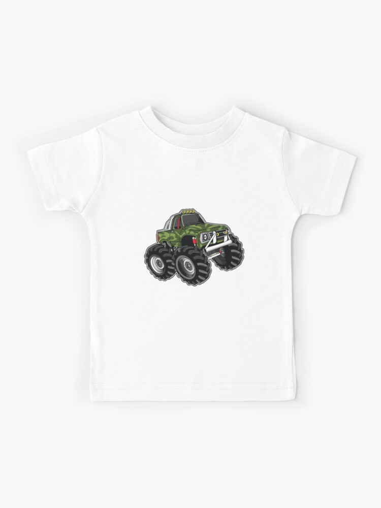 Monster Truck Shirt For Boys Motocross 4 Wheel T-Shirt Monster Truck Shirt For Boys Motocross 4 Wheel T-Shirt