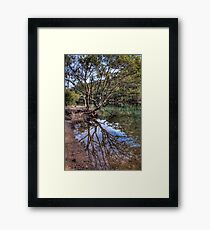 Still Water REFLECTION Framed Print