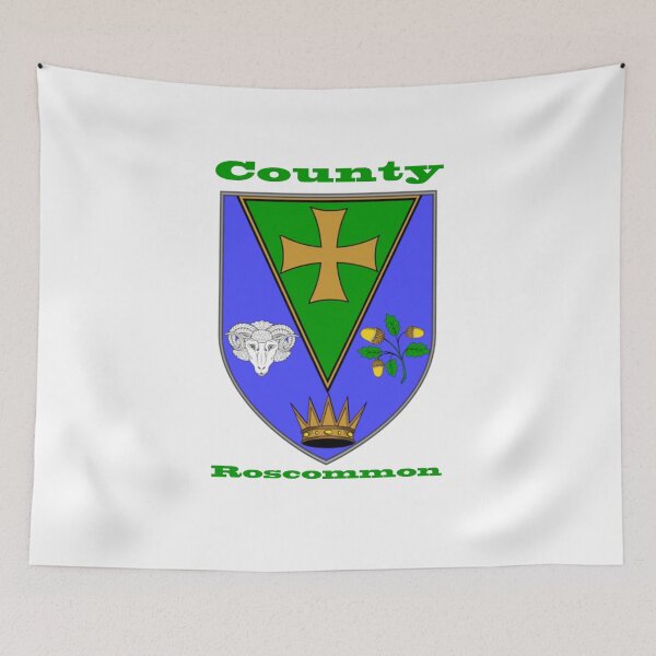 Item preview, County Roscommon Coat of Arms designed and sold by CrankyOldDude.
