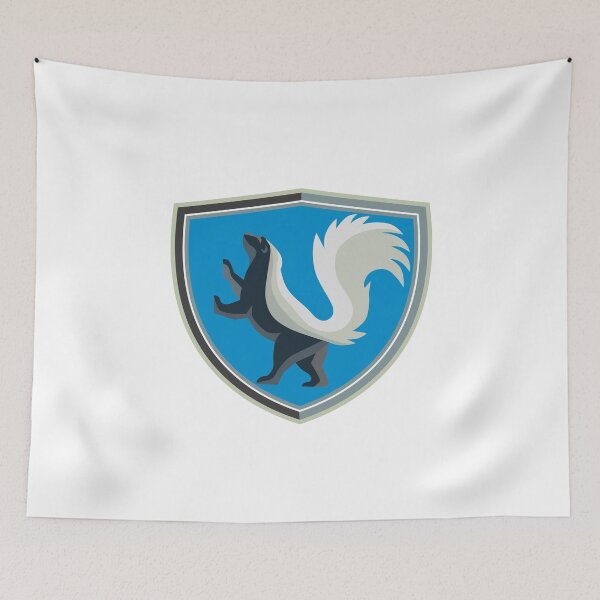 Item preview, Skunk Prancing Side Crest Retro designed and sold by patrimonio.