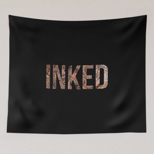 Item preview, Inked - Tattoo Design - on black designed and sold by hartzelldesign.