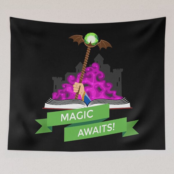 Item preview, Fantasy Book with Magic Staff designed and sold by Albert Buchatskyy.