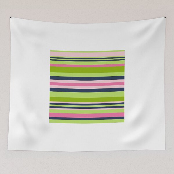 Item preview, Preppy Pink and Lime Stripe designed and sold by redwoodandvine.