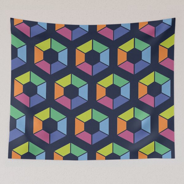 Item preview, Hexagon - BitGen Remix designed and sold by mdmShirts.