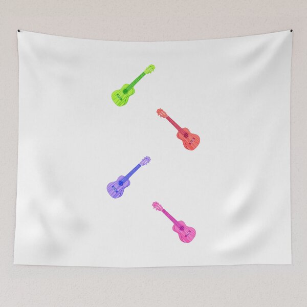 Item preview, Ukulele Pattern Graphic T-Shirt designed and sold by Wellshirt.
