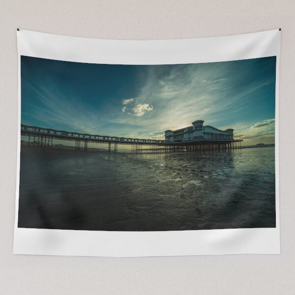 Item preview, Weston Super Mare Pier at dusk  designed and sold by hawkie.